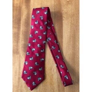 Town Classic Neck Tie Mens Blue Silk Horse Head Equestrian Racing Derby USA